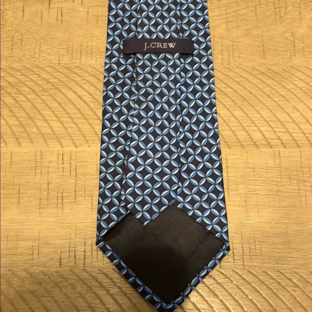 J. Crew Blue Micro-Pattern Tie